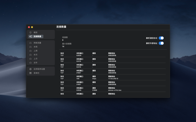 NetWorker Pro 7.0.3 中文破解版 网速时实监控工具-马克喵